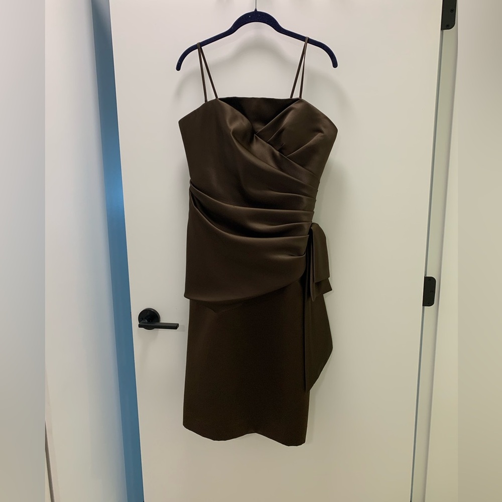 Mori Lee Chocolate Gown - Picture 3 of 10